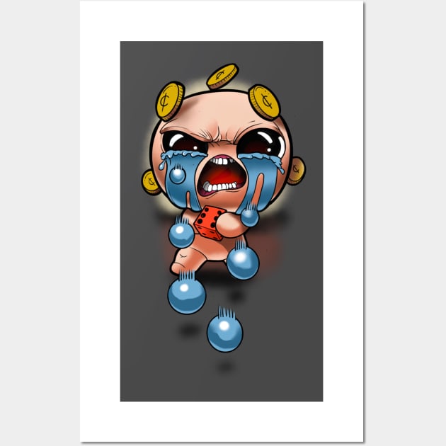 binding of isaac Wall Art by Dmc nerd